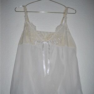 White Lace Cottage Core Vintage Cami